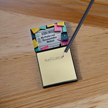 Load image into Gallery viewer, My preferred documentation method Sticky Note Holder – Funny Nursing Desk Accessory, Made in USA
