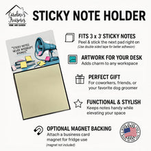 Load image into Gallery viewer, Never interrupt rounds Sticky Note Holder – Funny Nursing Desk Accessory, Made in USA