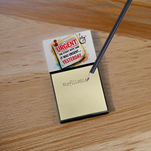 Load image into Gallery viewer, It was urgent Sticky Note Holder – Funny Nursing Desk Accessory, Made in USA