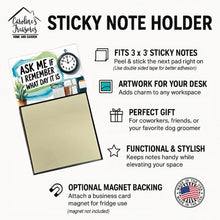 Load image into Gallery viewer, Ask Me If I Remember What Day It Is Funny Sticky Note Holder for Teacher's Gift