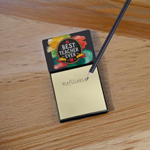 Load image into Gallery viewer, Best Teacher Ever Funny Sticky Note Holder for Teacher's Gift