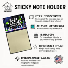 Load image into Gallery viewer, Best Teacher in the Lab Funny Sticky Note Holder for Teacher's Gift