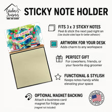 Load image into Gallery viewer, Best Teacher in the Whole Wide World Funny Sticky Note Holder for Teacher's Gift