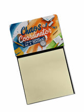 Load image into Gallery viewer, Chaos Coordinator Funny Sticky Note Holder for Teacher's Gift
