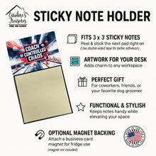 Load image into Gallery viewer, Coach of Controlled Chaos Funny Sticky Note Holder for Teacher's Gift