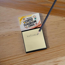 Load image into Gallery viewer, Fueled by Coffee Funny Sticky Note Holder for Teacher's Gift