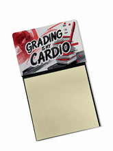 Load image into Gallery viewer, Grading is My Cardio Funny Sticky Note Holder for Teacher's Gift