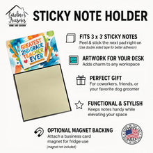 Load image into Gallery viewer, Greatest 2nd Grade Teacher Ever Funny Sticky Note Holder for Teacher's Gift