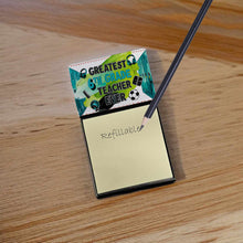 Load image into Gallery viewer, Greatest 6th Grade Teacher Ever Funny Sticky Note Holder for Teacher's Gift