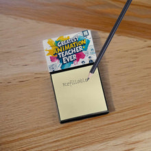 Load image into Gallery viewer, Greatest Animation Teacher Ever Funny Sticky Note Holder for Teacher's Gift