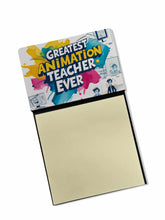 Load image into Gallery viewer, Greatest Animation Teacher Ever Funny Sticky Note Holder for Teacher's Gift
