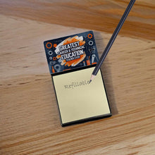 Load image into Gallery viewer, Greatest Career Teacher Ever Funny Sticky Note Holder for Teacher's Gift