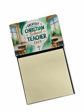 Load image into Gallery viewer, Greatest Christian School Teacher Ever Funny Sticky Note Holder for Teacher's Gift