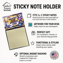 Load image into Gallery viewer, Greatest Club Sponsor Ever Funny Sticky Note Holder for Teacher's Gift