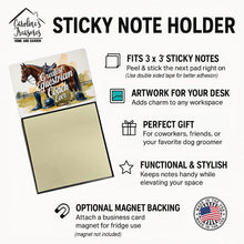 Load image into Gallery viewer, Greatest Equestrian Coach Ever Funny Sticky Note Holder for Teacher's Gift