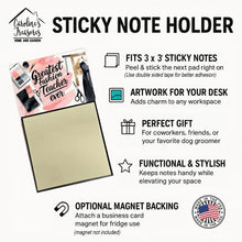 Load image into Gallery viewer, Greatest Fashion Design Teacher Ever Funny Sticky Note Holder for Teacher's Gift