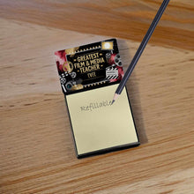 Load image into Gallery viewer, Greatest Film Teacher Ever Funny Sticky Note Holder for Teacher's Gift