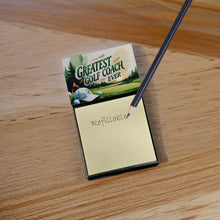Load image into Gallery viewer, Greatest Golf Coach Ever Funny Sticky Note Holder for Teacher's Gift