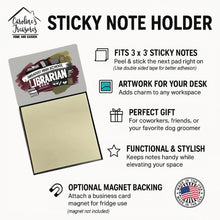 Load image into Gallery viewer, Greatest High School Librarian Ever Funny Sticky Note Holder for Teacher's Gift