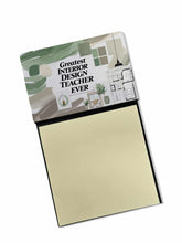 Load image into Gallery viewer, Greatest Interior Design Teacher Ever Funny Sticky Note Holder for Teacher's Gift