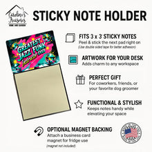 Load image into Gallery viewer, Greatest Jazz Funk Instructor Ever Funny Sticky Note Holder for Teacher's Gift