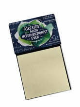 Load image into Gallery viewer, Greatest Math Interventionist Ever Funny Sticky Note Holder for Teacher's Gift