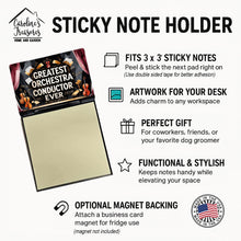 Load image into Gallery viewer, Greatest Orchestra Conductor Ever Funny Sticky Note Holder for Teacher's Gift