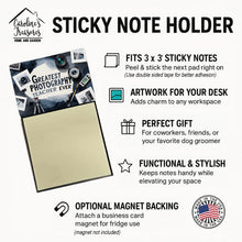 Load image into Gallery viewer, Greatest Photography Teacher Ever Funny Sticky Note Holder for Teacher's Gift