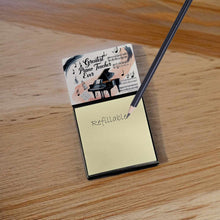 Load image into Gallery viewer, Greatest Piano Teacher Ever Funny Sticky Note Holder for Teacher's Gift