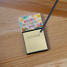 Load image into Gallery viewer, Greatest Pre-K Teacher Ever Funny Sticky Note Holder for Teacher's Gift