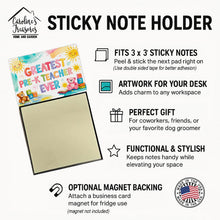Load image into Gallery viewer, Greatest Pre-K Teacher Ever Funny Sticky Note Holder for Teacher's Gift