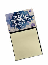 Load image into Gallery viewer, Greatest Psychology Teacher Ever Funny Sticky Note Holder for Teacher's Gift