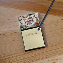 Load image into Gallery viewer, Greatest Reading Teacher Ever Funny Sticky Note Holder for Teacher's Gift