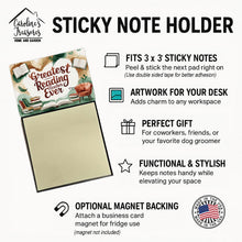 Load image into Gallery viewer, Greatest Reading Teacher Ever Funny Sticky Note Holder for Teacher's Gift