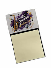 Load image into Gallery viewer, Greatest Saxophone Teacher Ever Funny Sticky Note Holder for Teacher's Gift