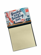 Load image into Gallery viewer, Greatest School Secretary Ever Funny Sticky Note Holder for Teacher's Gift