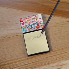Load image into Gallery viewer, Greatest School Volunteer Ever Funny Sticky Note Holder for Teacher's Gift
