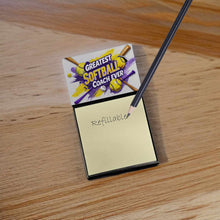 Load image into Gallery viewer, Greatest Softball Coach Ever Funny Sticky Note Holder for Teacher's Gift