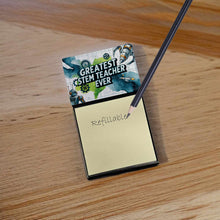 Load image into Gallery viewer, Greatest STEM Teacher Ever Funny Sticky Note Holder for Teacher's Gift