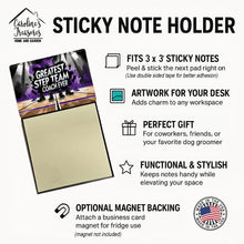 Load image into Gallery viewer, Greatest Step Team Coach Ever Funny Sticky Note Holder for Teacher's Gift