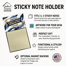 Load image into Gallery viewer, Greatest Student Council Sponsor Ever Funny Sticky Note Holder for Teacher's Gift