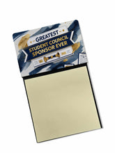 Load image into Gallery viewer, Greatest Student Council Sponsor Ever Funny Sticky Note Holder for Teacher's Gift