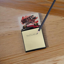 Load image into Gallery viewer, Greatest Wrestling Coach Ever Funny Sticky Note Holder for Teacher's Gift