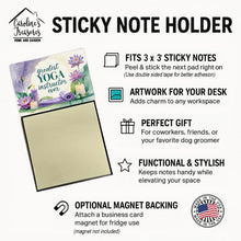 Load image into Gallery viewer, Greatest Yoga Instructor Ever Funny Sticky Note Holder for Teacher's Gift