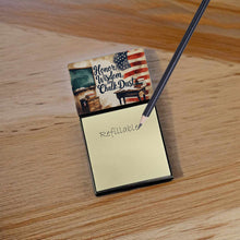 Load image into Gallery viewer, Honor, Wisdom, and Chalk Dust Funny Sticky Note Holder for Teacher's Gift