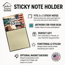Load image into Gallery viewer, Honor, Wisdom, and Chalk Dust Funny Sticky Note Holder for Teacher's Gift
