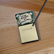 Load image into Gallery viewer, Let Me Overthink That Lesson Plan Funny Sticky Note Holder for Teacher's Gift