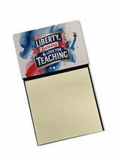 Load image into Gallery viewer, Liberty, Learning &amp; Love for Teaching Funny Sticky Note Holder for Teacher's Gift