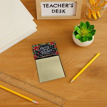 Load image into Gallery viewer, Merry &amp; Bright Teacher Funny Sticky Note Holder for Teacher's Gift