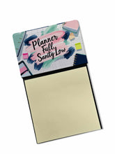 Load image into Gallery viewer, Planner Full, Sanity Low Funny Sticky Note Holder for Teacher's Gift